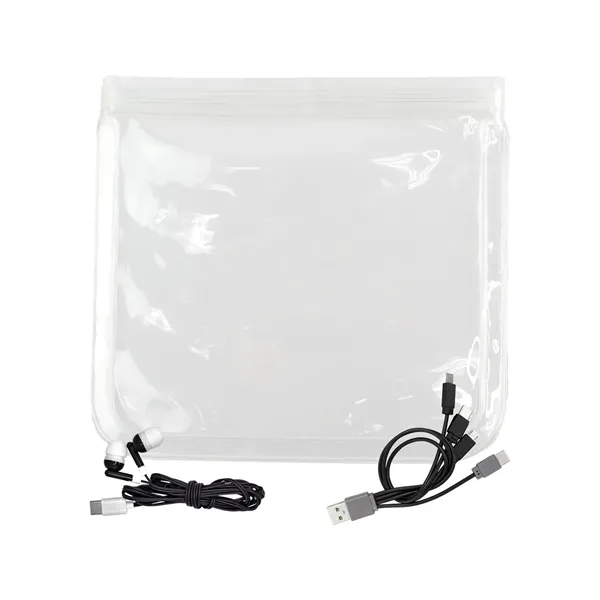 Clear Cable & Ear Bud Set... from ASI 30208 A P Specialties / AP Specialties