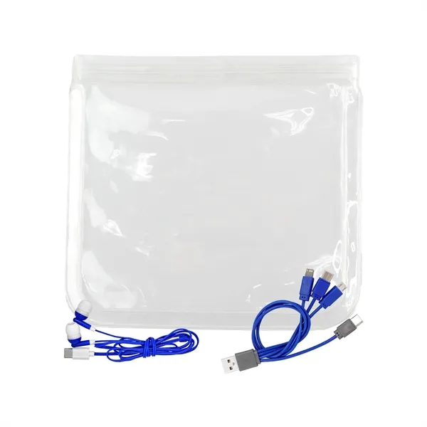 Clear Cable & Ear Bud Set... from ASI 30208 A P Specialties / AP Specialties