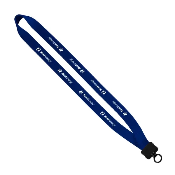 3/4" x 17" smooth nylon lanyard with plastic clamshell hardware and... from ASI 88060 Snugz/USA Inc / SnugZ USA®