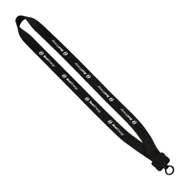 3/4" x 17" smooth nylon lanyard with plastic clamshell hardware and... from ASI 88060 Snugz/USA Inc / SnugZ USA®