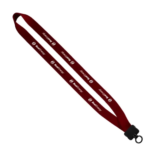 3/4" x 17" smooth nylon lanyard with plastic clamshell hardware and... from ASI 88060 Snugz/USA Inc / SnugZ USA®