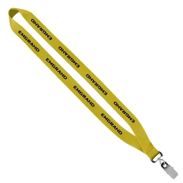 3/4" polyester sewn lanyard with silver bulldog clip.... from ASI 88060 Snugz/USA Inc / SnugZ USA®