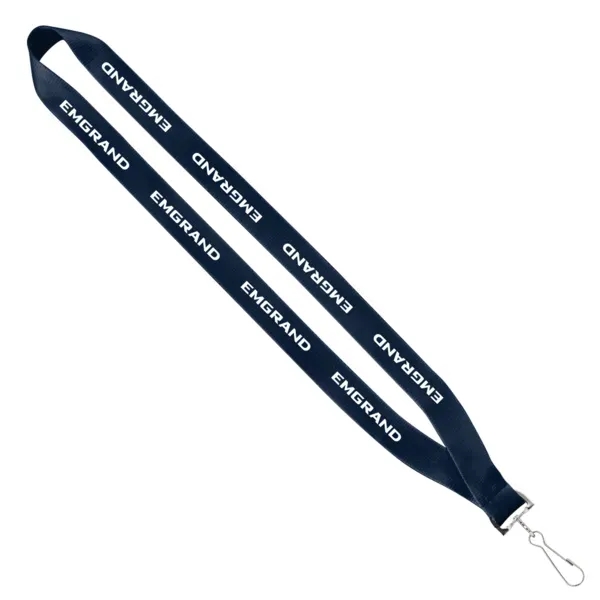 3/4" polyester sewn lanyard with silver snap hook.... from ASI 88060 Snugz/USA Inc / SnugZ USA®