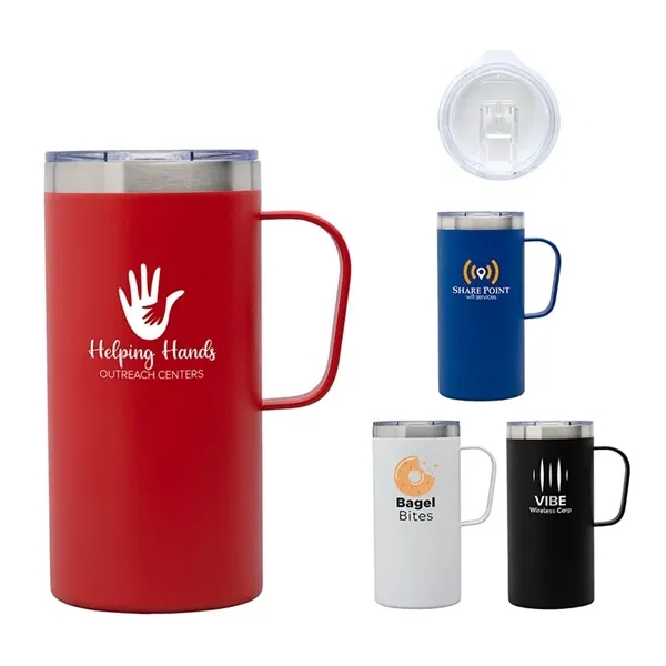 Sutcliff 20 oz. Double Wall, Stainless Steel Camping Mug... from ASI 67866 Logomark/Valumark