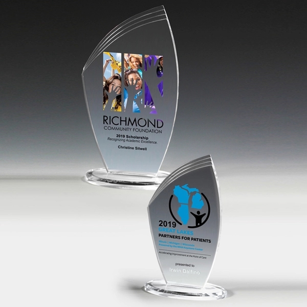 4 1/2" x 7 1/4" x 3/8" acrylic award.... from ASI 62660 Innovation Line