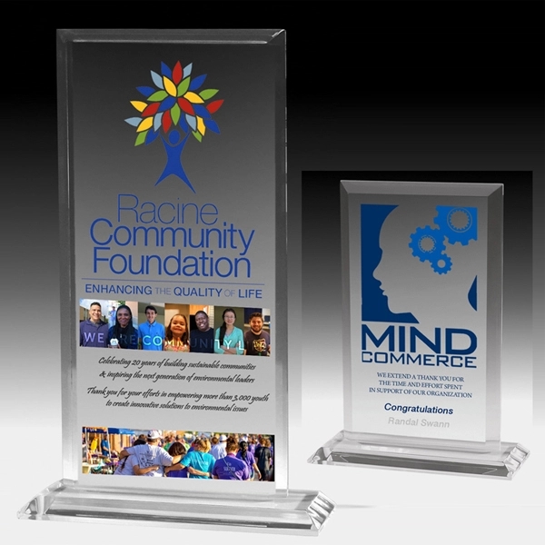 4 3/4" x 8" acrylic award.... from ASI 62660 Innovation Line