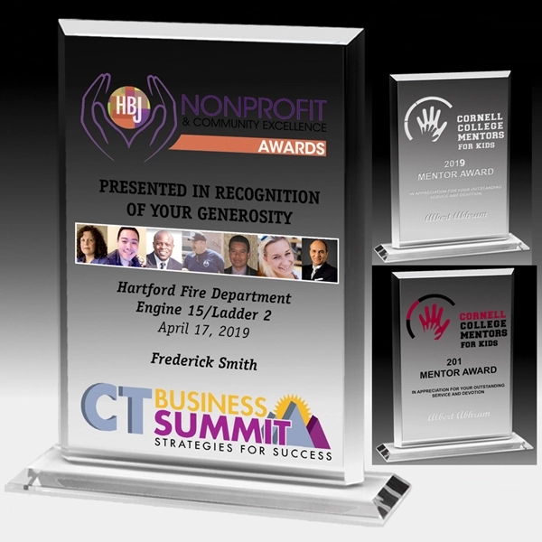 Acrylic award with four color process graphics.... from ASI 62660 Innovation Line