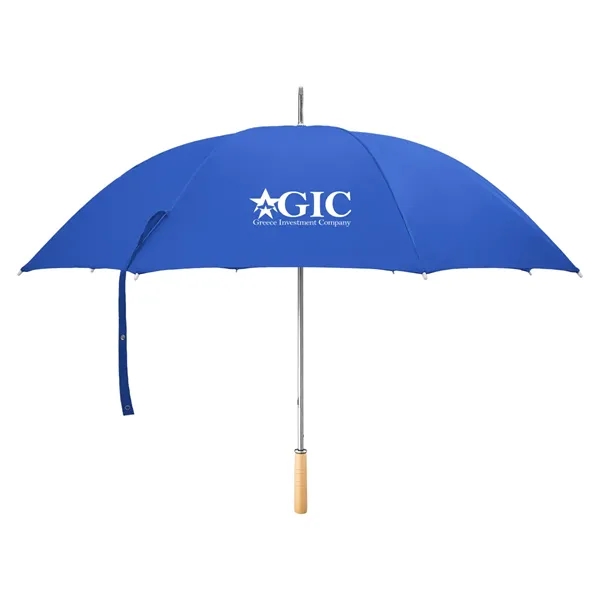 Golf umbrella with metal shaft and wood handle.... from ASI 61125 Hit Promotional Products / Hit®