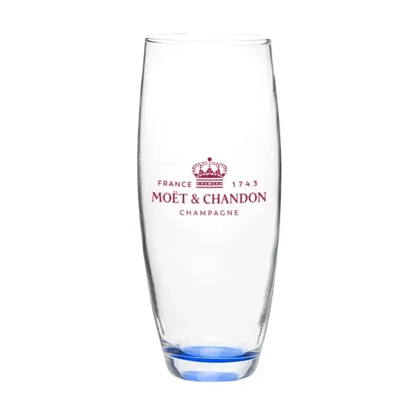 9 oz. glass champagne flute with stemless design.... from ASI 88060 Snugz/USA Inc