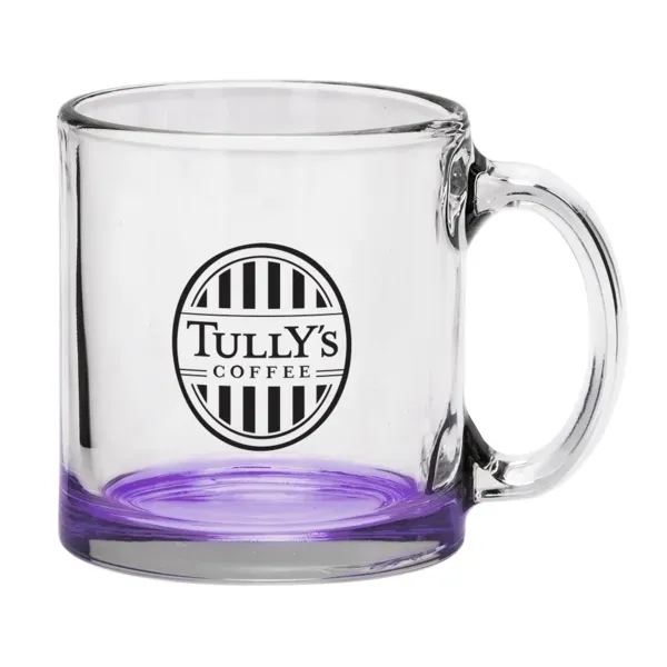 13 oz. clear glass coffee mug with C-handle grip.... from ASI 88060 Snugz/USA Inc