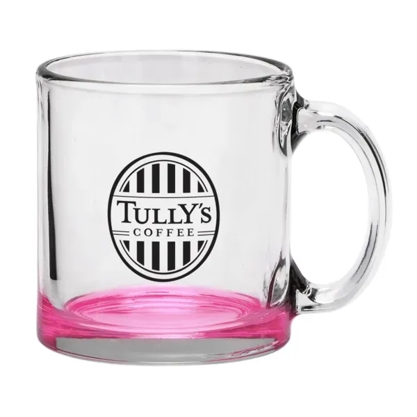 13 oz. clear glass coffee mug with C-handle grip.... from ASI 88060 Snugz/USA Inc
