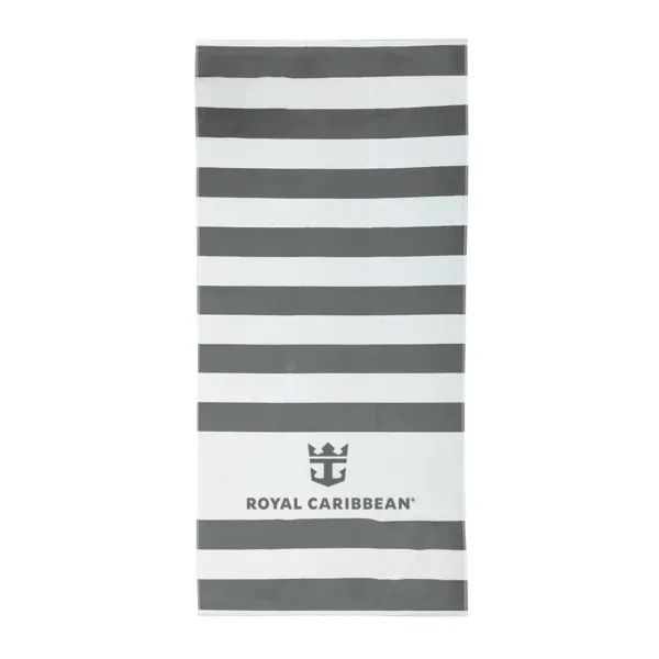 60" x 30" beach towel with cabana stripes design.... from ASI 88060 Snugz/USA Inc