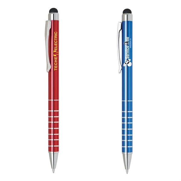 Slim anodized twist action pen with capacitive stylus.... from ASI 68190 Lungsal / Lungsal