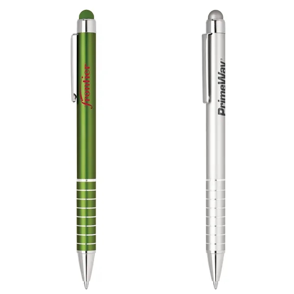 5" long aluminum twist-action ballpoint pen in several vibrant, metallic colors... from ASI 68190 Lungsal / Lungsal