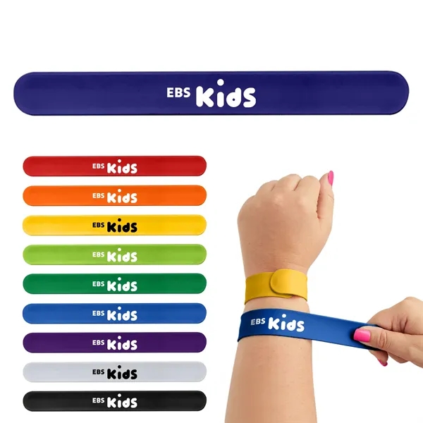 Silicone Slap Bracelet in a variety of colors.... from ASI 52710 Lincoln Line