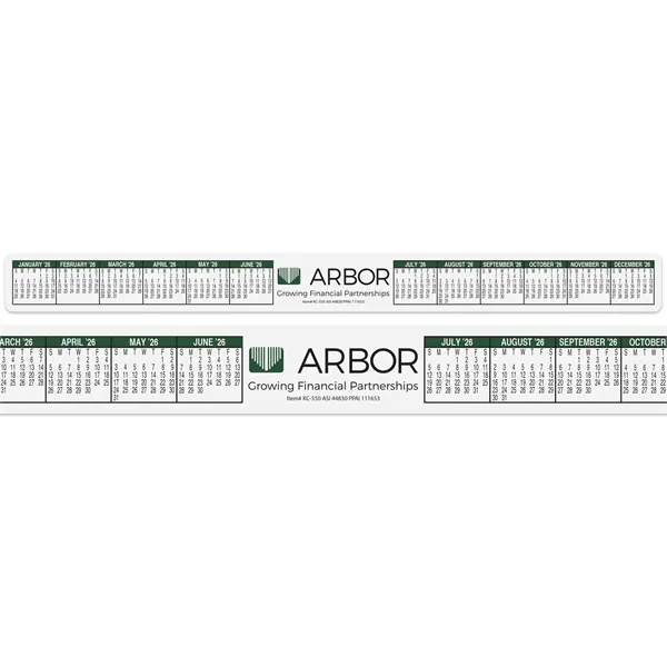 11 1/4" x 1" junior-sized poly computer keyboard or monitor calendar... from ASI 44830 The Chest