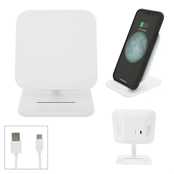 Wireless charging pad and phone stand.... from ASI 61125 Hit Promotional Products / Hit®