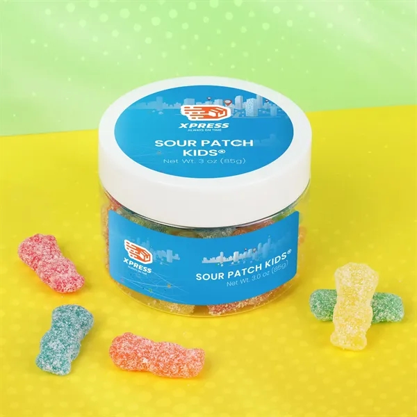 Classic Sour Patch Kids® candy in a 3 oz small jar.... from ASI 61966 HPG / SugarSpot