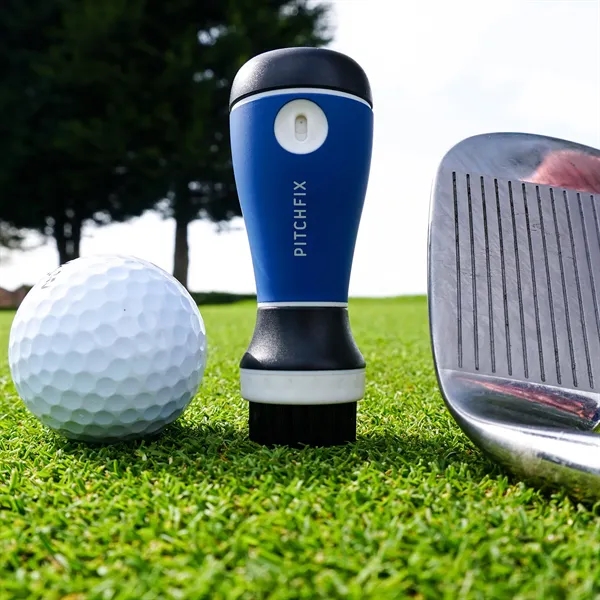 The Pitchfix AquaBrush™ keeps clubs clean on the go with a... from ASI 61966 HPG / BCG Creations HPG Gold