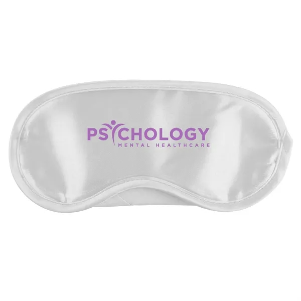 7 1/2" x 3 1/4" satin sleeping mask with two elastic... from ASI 61966 HPG / Mixie