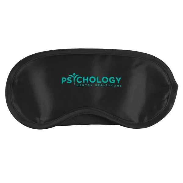 7 1/2" x 3 1/4" satin sleeping mask with two elastic... from ASI 61966 HPG / Mixie