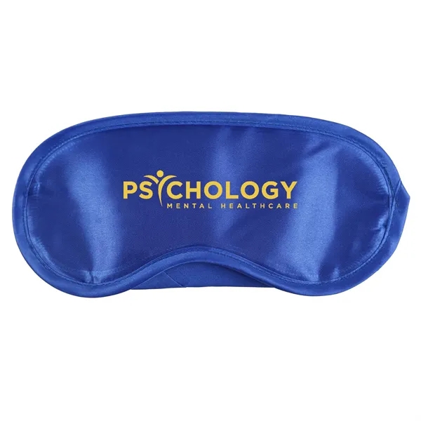 7 1/2" x 3 1/4" satin sleeping mask with two elastic... from ASI 61966 HPG / Mixie
