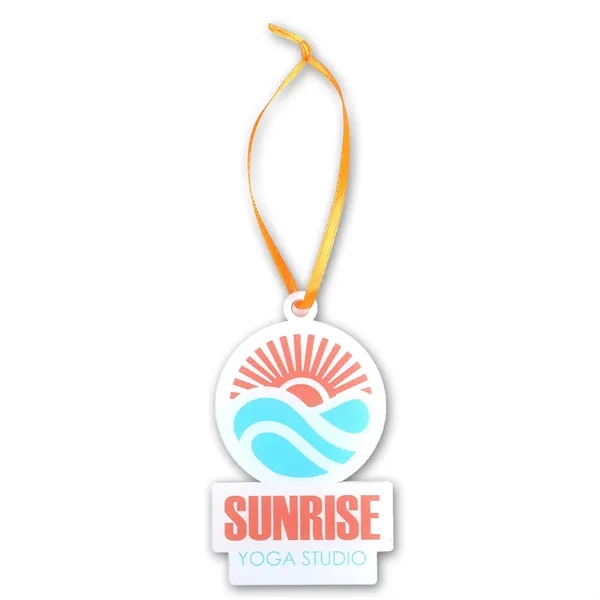 Full color UV printed 3" Acrylic Ornaments.... from ASI 61966 HPG / BCG Creations HPG Gold