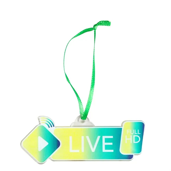 Full color UV printed 4" Acrylic Ornaments.... from ASI 61966 HPG / BCG Creations HPG Gold
