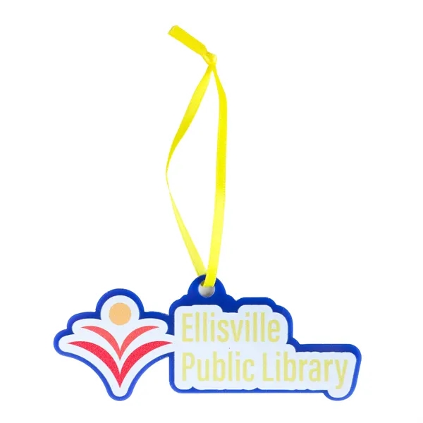 Full color UV printed 4" Acrylic Ornaments.... from ASI 61966 HPG / BCG Creations HPG Gold