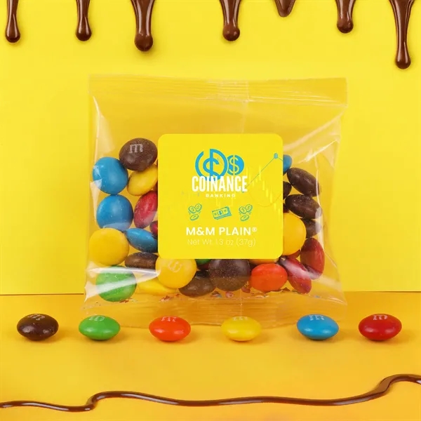 Milk chocolate M&M’s® candy in an individual 1.3 oz taster packet.... from ASI 61966 HPG / SugarSpot