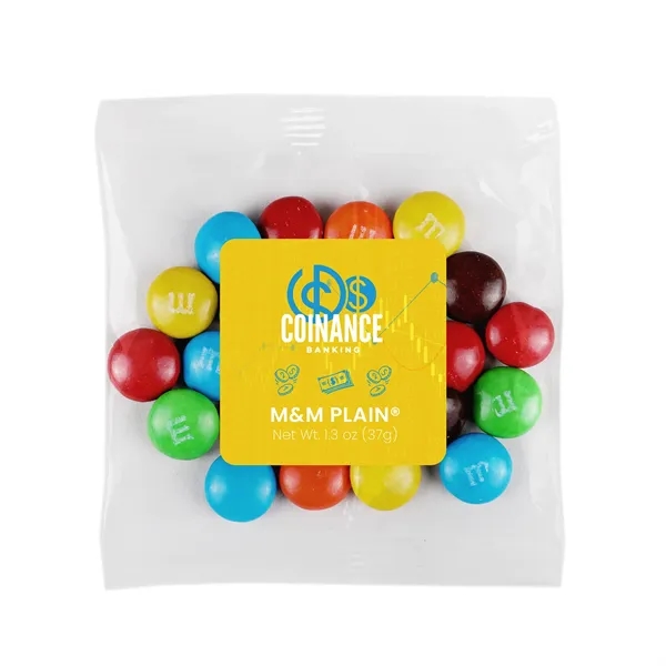 Milk chocolate M&M’s® candy in an individual 1.3 oz taster packet.... from ASI 61966 HPG / SugarSpot