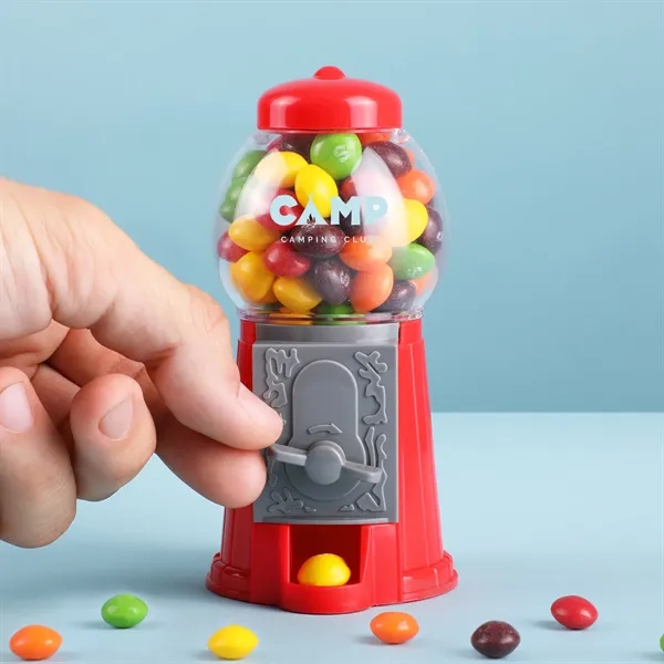 Mini candy dispenser with a candy taster packet and retail packaging.... from ASI 61966 HPG / SugarSpot