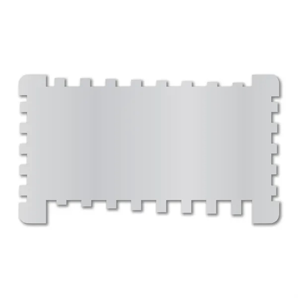 3.5" x 2" .032 4CP Aluminum Wet Film Thickness Gauge measuring... from ASI 53430 Executive Line / Executive Line®