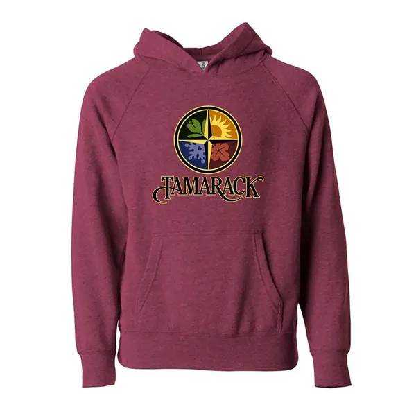 Toddler Lightweight Special Blend Raglan Hooded Pullover... from ASI 30208 A P Specialties / AP Specialties