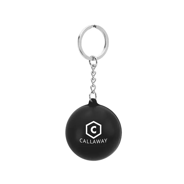 Round stress reliever with keychain.... from ASI 61125 Hit Promotional Products / Hit®