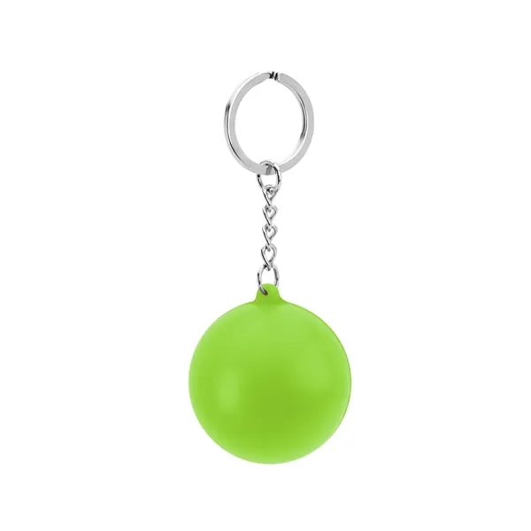Round stress reliever with keychain.... from ASI 61125 Hit Promotional Products / Hit®