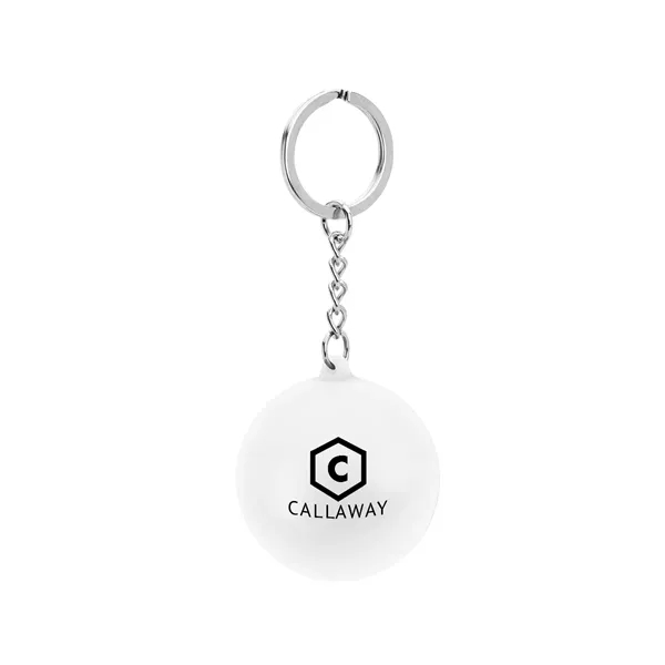 Round stress reliever with keychain.... from ASI 61125 Hit Promotional Products / Hit®