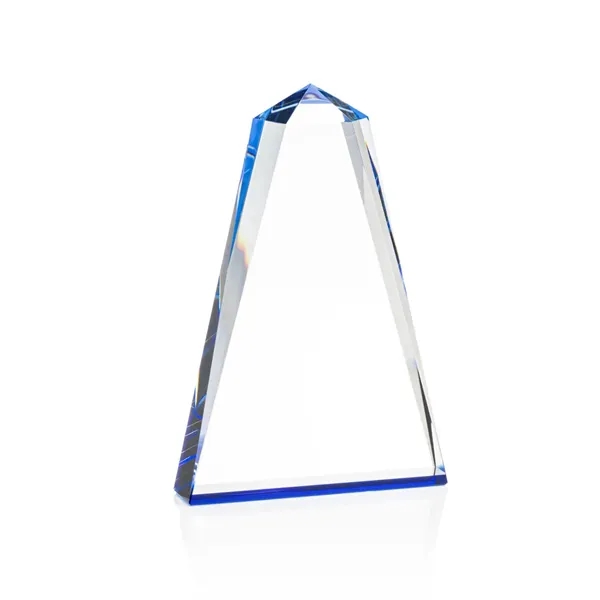 The Cotswold Award is an Elegant optical crystal award with blue... from ASI 84592 St Regis Group / St Regis