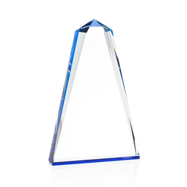 The Cotswold Award is an Elegant optical crystal award with blue... from ASI 84592 St Regis Group / St Regis
