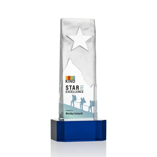 Stapleton Star VividPrint™ Award on Base - Blue... from ASI 84592 St Regis Group / St Regis