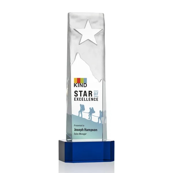 Stapleton Star VividPrint™ Award on Base - Blue... from ASI 84592 St Regis Group / St Regis
