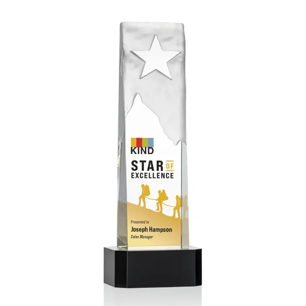 Stapleton Star VividPrint™ Award on Base - Black... from ASI 84592 St Regis Group / St Regis