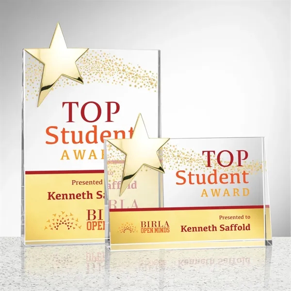 Denham Star VividPrint™ Award - Gold... from ASI 84592 St Regis Group / St Regis