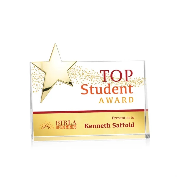 Denham Star VividPrint™ Award - Gold... from ASI 84592 St Regis Group / St Regis