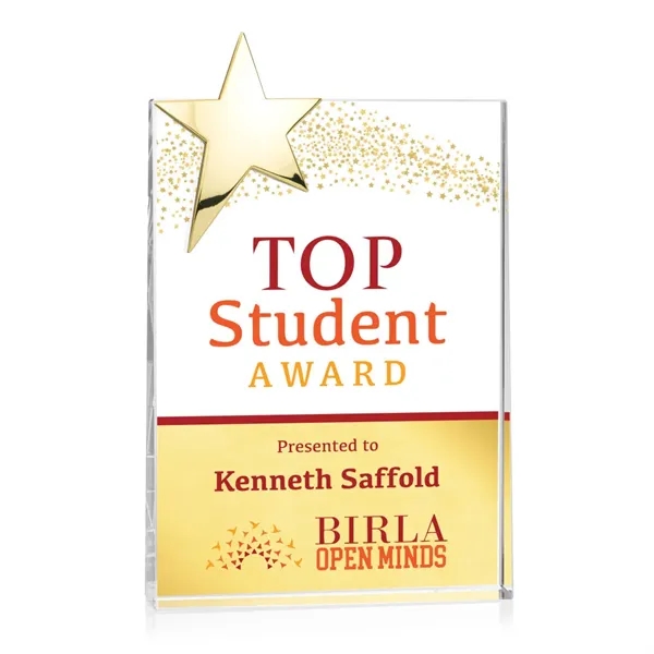 Denham Star VividPrint™ Award - Gold... from ASI 84592 St Regis Group / St Regis