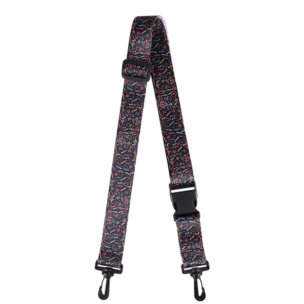 Adjustable 1.5" custom bag strap with buckle - great for branding... from ASI 61966 HPG / HPG Gold Best Promotions USA