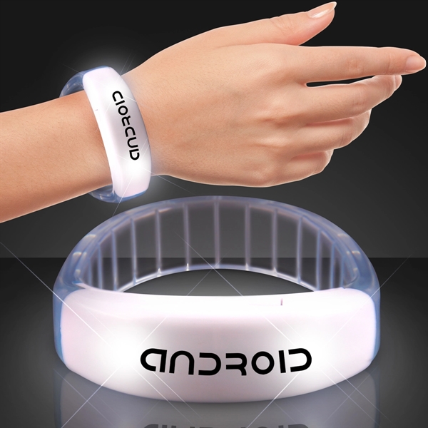 Blank or Imprinted. Fashion LED bracelets... from ASI 34194 ALightPromos / Alight Promotional Products
