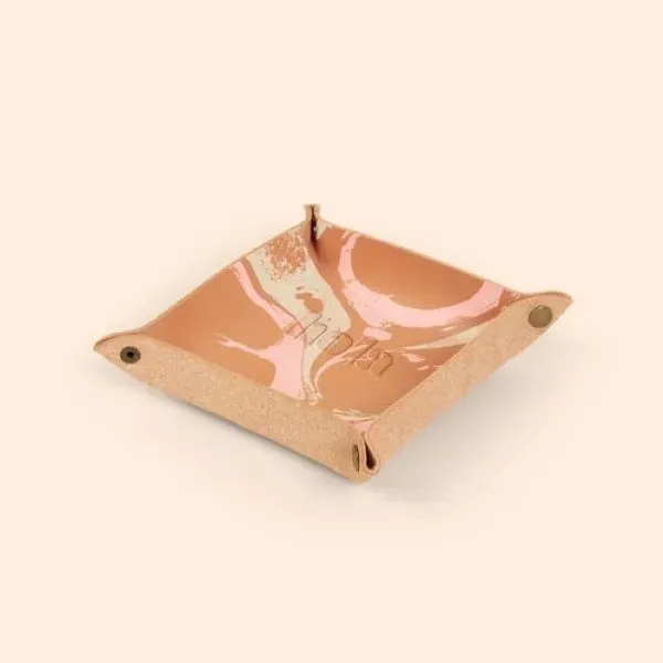 Valet Tray - Marbled + Debossed Leather  (Interior: 5.75" x... from ASI 74710 Numo