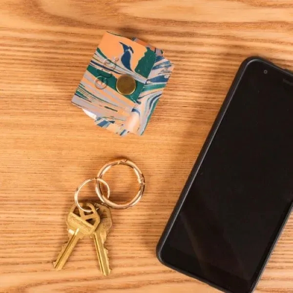 AirPods Pro Cover - Marbled + Debossed Leather  (2.56" W... from ASI 74710 Numo