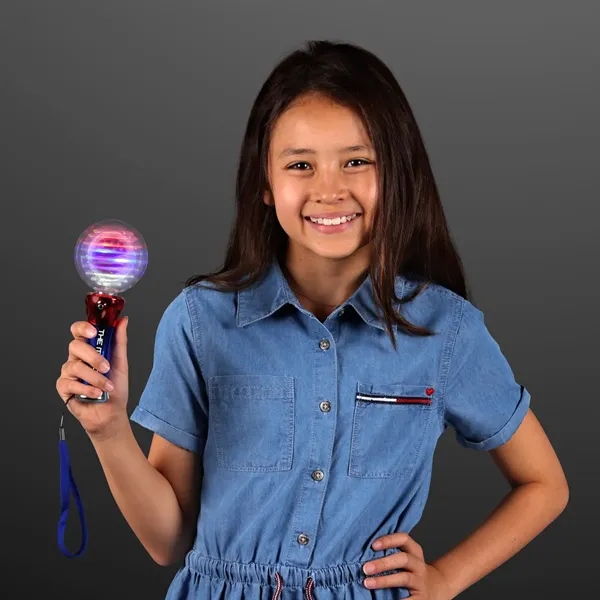 Blank or imprinted. Magic spinning flag design wand.... from ASI 34194 ALightPromos / Alight Promotional Products